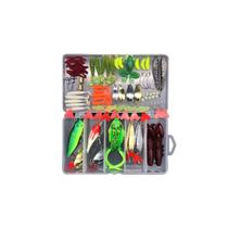 Kit 94 Iscas Camarão Artificiais Robalo Tucunaré Corvina