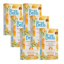 Kit 96 Folhas Prontas Depilação Corporal Pernas Braços Depil Bella Mel 6cx Kit 96 Folhas Prontas Depilação Corporal Pernas Braços Depil Bella Mel 6cx