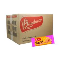 Kit 96 Mini Wafer Bauducco Morango E Chocolate