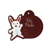 Kit 96 Tags Para Ovos - Feliz Páscoa - Coelhinho