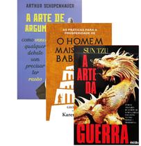 Kit A Arte da Guerra + O Homem Mais Rico da Babilônia + A Arte de Argumentar - 3 Livros