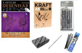 Kit A arte de desenhar Perspectiva - 6 itens Kit A arte de desenhar Perspectiva - 6 itens