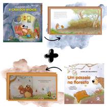 Kit A Casa dos Bichos + Um Passeio na Floresta Livros Infantis Ilustrados sobre Animais, Natureza e Convivência Kit A Casa dos Bichos + Um Passeio na Floresta Livros Infantis Ilustrados sobre Animais, Natureza e Convivência