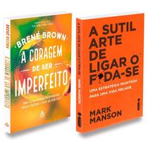 Kit A Coragem de Ser Imperfeito+ Sutil Arte de Ligar Foda-Se - SEXTANTE-INTRINSECA