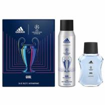 Kit A d i d a s U e f a G o a l (Perfume EDT 100ml + Deo Spray 150ml)