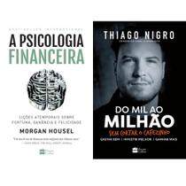 Kit A Psicologia Financeira E Do Mil Ao Milhão - Sem Cortar O Cafezinho - Kit de Livros