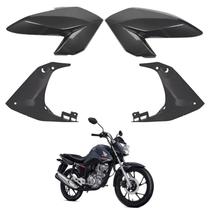 Kit aba asa tanque aleta + aba interno honda cg fan 160 2016-2021 cinza una Kit aba asa tanque aleta + aba interno honda cg fan 160 2016-2021 cinza una