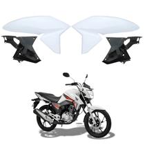 Kit aba asa tanque aleta + aba interno honda cg titan 160 2016-2021 branco ross