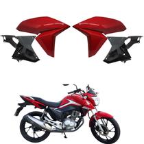 Kit aba asa tanque aleta + aba interno honda cg titan 160 2016-2021 vermelho guarau Kit aba asa tanque aleta + aba interno honda cg titan 160 2016-2021 vermelho guarau