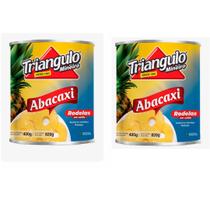 Kit abacaxi em calda 400g com 2 unidades - triangulo mineiro