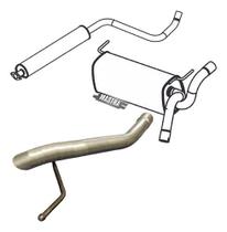 Kit Abafador + Silencioso + Tubo Cruze Hatch 1.8 16v 12 16 A