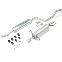 Kit Abafador Traseiro + Intermediario Meriva 1.8 2002/2004