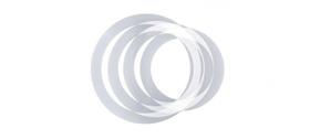 Kit Abafadores de Pele de Bateria Muffle Rings PVC PHX