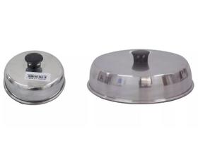 Kit Abafadores Hambúrguer e Beirute Para Chapas Em Alumínio