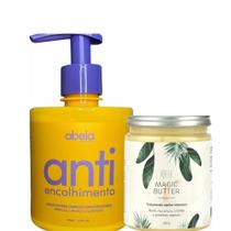 Kit Abela Cosmetics - Anti Encolhimento e Magic Butter 250g Kit Abela Cosmetics - Anti Encolhimento e Magic Butter 250g