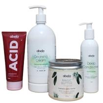 Kit Abela Hope Shampoo 1L E Condic Magic Butter 500G E Acid