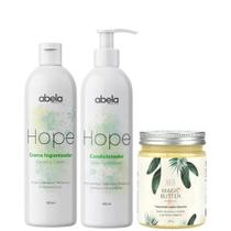 Kit Abela HOPE Shampoo Condicionador e Magic Butter 250g