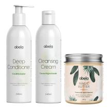 Kit Abela Shampoo, Condicionador E Magic Butter 240g