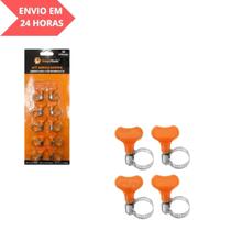 Kit Abraçadeira Americana Inox Borboleta 10 Unid 812mm, 1016mm, 1319mm Kit Abraçadeira Americana Inox Borboleta 10 Unid 812mm, 1016mm, 1319mm