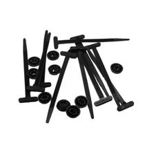 Kit Abraçadeira Fivela Automotiva Autotravante Nylon 10 Unid