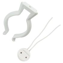 Kit Abraçadeira Lampada Tubular T8 + Soquete Lampada Tubular T8 Fluorescente ou Led