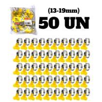 Kit Abraçadeira Pacote 50 Unidades De Metal Com Fecho Borboleta Automotivo Hidráulico