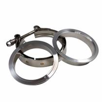 Kit Abraçadeira V-Band com Flanges Inox 4"- Cód.9407