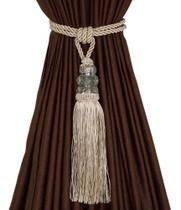 Kit Abraçadeiras De Cortina Com Pingente Palace 2pçs