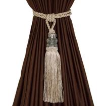 Kit Abraçadeiras de Cortina Cordão com Pingente Palace 02 Peças Kit Abraçadeiras de Cortina Cordão com Pingente Palace 02 Peças