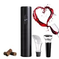Kit Abridor Automático De Vinho Saca Rolha Elétrico Recarregável Usb