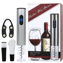 Kit Abridor De Vinho Automático Leve E Portátil