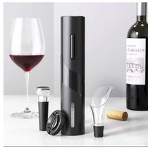 Kit abridor de vinho elétrico com acessórios ideal para saca rolhas elétrico decanter mais charme ao abrir seu vinho - Generic