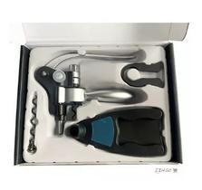 Kit Abridor De Vinho Profissional Saca Rolhas Com Acessórios