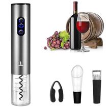 Kit Abridor De Vinho Saca Rolha Elétrico Automático Sem Fio