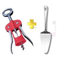 Kit Abridor de Vinho Saca Rolhas + Espátula em Aço Inox Alta Qualidade, Elegante e Resistente Kit Abridor de Vinho Saca Rolhas + Espátula em Aço Inox Alta Qualidade, Elegante e Resistente