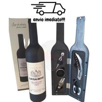 Kit Abridor Tampa de Vinho 5 Peças Garrafa Emborrachada Kit Abridor Tampa de Vinho 5 Peças Garrafa Emborrachada