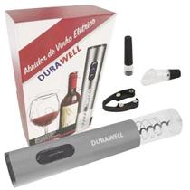Kit Abridor Vinho Saca Rolha Automático 4 Peças Elétrico LED Kit Abridor Vinho Saca Rolha Automático 4 Peças Elétrico LED