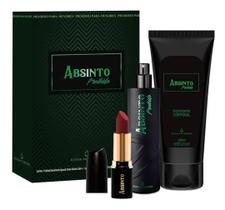 Kit Absinto Proibido Shot 30Ml Feminino Água De Cheiro