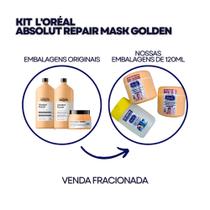Kit Absolut Repair Gold Quinoa Fios F/M L'oréal Paris Professionnel 3 un Fracionados em 100g e 120g