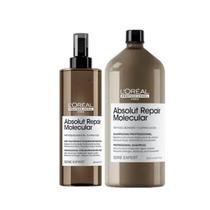 Kit Absolut Repair Molecular Shampoo 1,5L e Pré-Shampoo - LÓreal