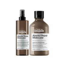 Kit Absolut Repair Molecular Shampoo 300ml e Pré-Shampoo - LÓreal