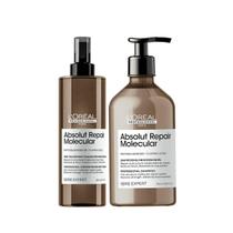 Kit Absolut Repair Molecular Shampoo 500ml e Pré-Shampoo - LÓreal
