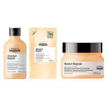 Kit Absolut Repair Refil 240ml+ Shampoo 300ml+ Máscara 250ml