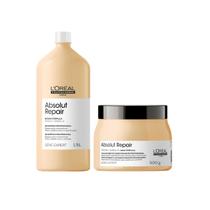 Kit Absolut Repair - Shampoo 1,5L + Mascara 500g - L'oreal Professionnel Kit Absolut Repair - Shampoo 1,5L + Mascara 500g - L'oreal Professionnel