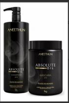 Kit Absolute Oil Shampoo 1L/ Máscara 1KG Aneethun