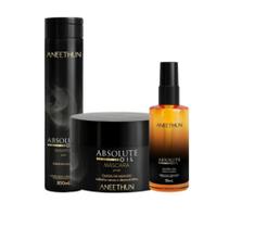 kit Absolute Oil Shampoo 300ml/Máscara 250g/Nutri Oil 55ml
