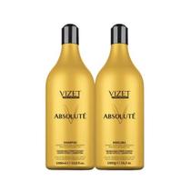 Kit absolute shampoo e mascara vizet 900ml