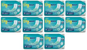 Kit Absorvente Adulto Masculino Dry Man (10 Pacotes C/10 Un)