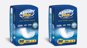 Kit Absorvente Geriátrico Absorv Plus Tamanho Único - 100 Unidades Kit Absorvente Geriátrico Absorv Plus Tamanho Único - 100 Unidades