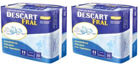 Kit Absorvente Geriátrico Descart Fral Tamanho Único -40 Unidades